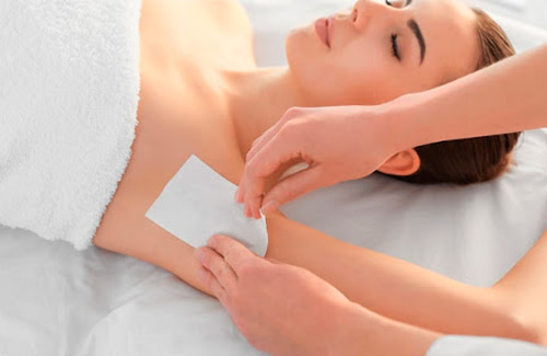 Фото восковой депиляции